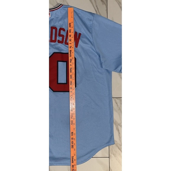 Minnesota Twins Josh Donaldson #20 Jersey Men's XL‎ Nike MLB Throwback Blue EUC! - Picture 12 of 14